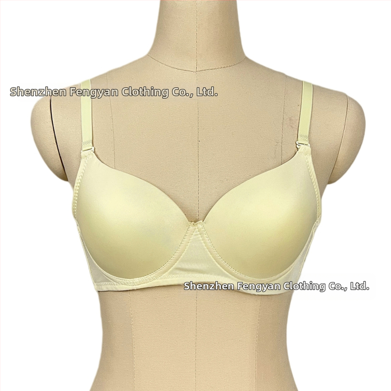 Бюстгальтер за Belly Dance с 3/4 чашка, тънка формована чашка, свалящи се двойни презрамки, двойни катарами на гърба, нейлонов външен плат с памучна подплата