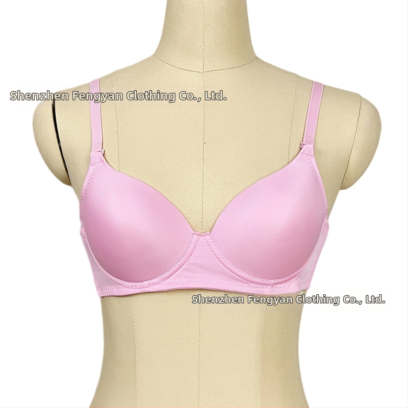 Бюстгальтер за Belly Dance с 3/4 чашка, тънка формована чашка, свалящи се двойни презрамки, двойни катарами на гърба, нейлонов външен плат с памучна подплата