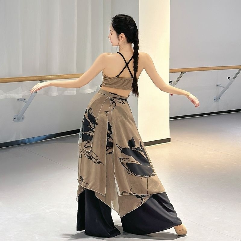 Komplet za ples belly dance s perlicama (šifon/poliester; 95% poliester; unisex; ljeto 2022)