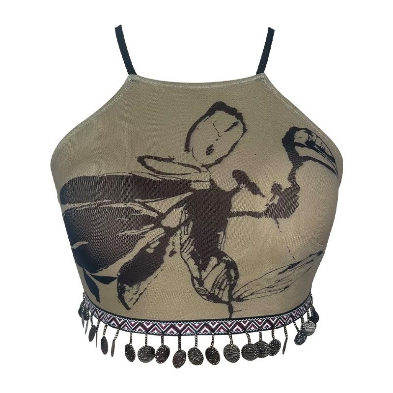 Komplet za ples belly dance s perlicama (šifon/poliester; 95% poliester; unisex; ljeto 2022)