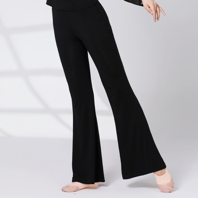 Ženski set modernog plesnog kostima s mrežastim gornjim dijelom — Modal (60%), za scenu i probe u proljeće, ljeto i jesen