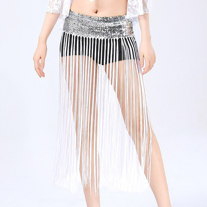 Strukni lanac za belly dance s elastičnim resicama, za izvedbe, poliester ≥95%, proljeće 2025