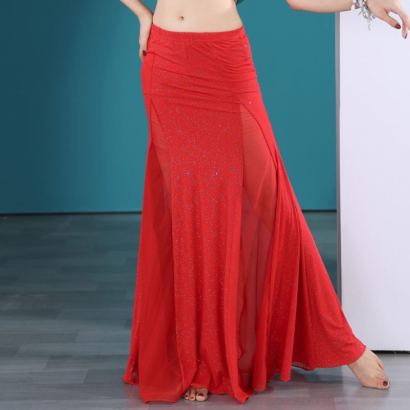 Kostim za belly dance sa suknjom fishtail od Water Yarn materijala za scenske nastupe