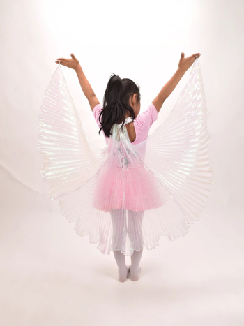 Costum Belly Dance cu pelerină, gât halter și aripi croșetate manual, îmbrăcăminte de scenă unisex, țesătură Pingqicai poliester, iarna 2022