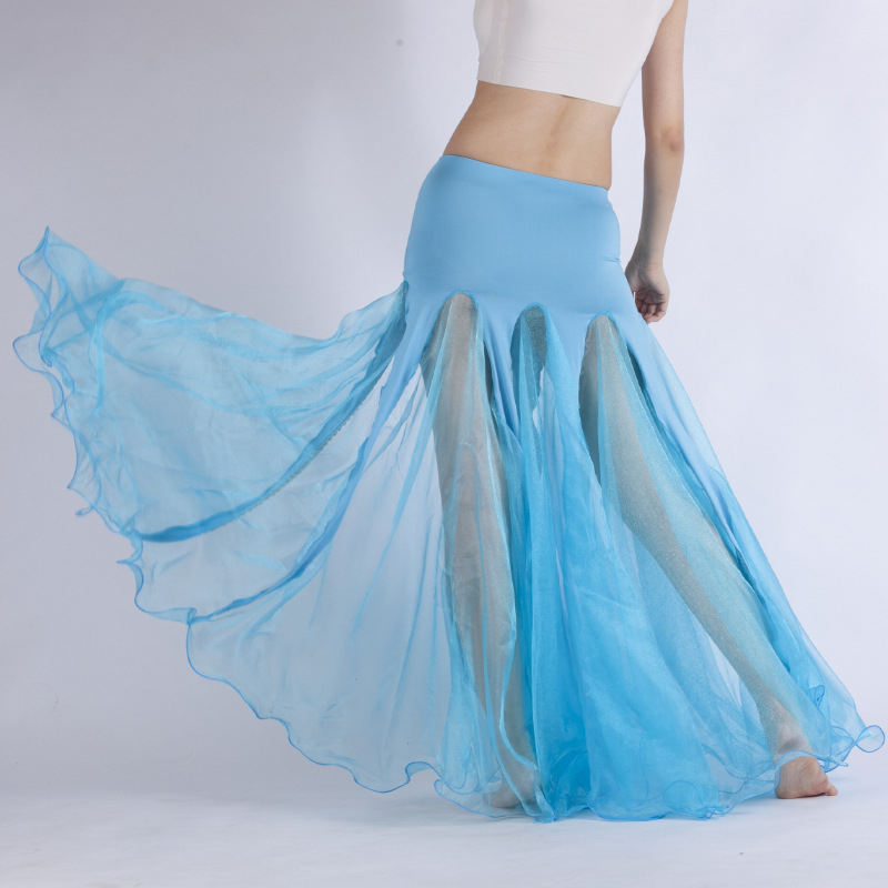 Scenski kostim za belly dance sa podijelom, euro-američki stil, za žene, 70% poliester / 30% PVC