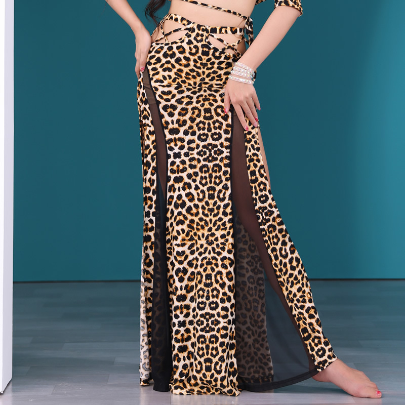 Ženski Belly Dance kostim s visokim strukom za pokrivanje trbuha, poliester tkanina s pamučnim podstavom, za početnike, pogodan za sve sezone