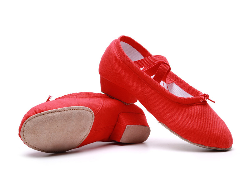 Yoga cipele, platneni gornji dio, mekana potplat, prozračne i lagane, niski pet 1-3 cm, zaobljeni vrh prsta