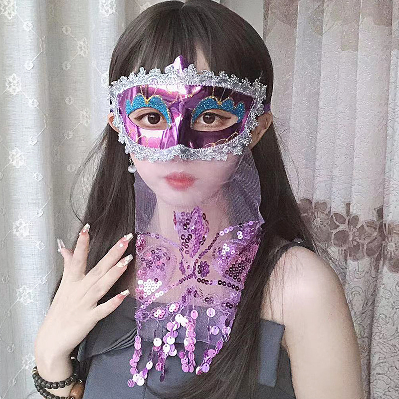 Pilnās sejas princese voile maska – DIY rekvizīte, plastmasas, mīļš stils, piemērots Ziemassvētkiem, Valentīna dienai, Helovīnam un Bērnu dienai