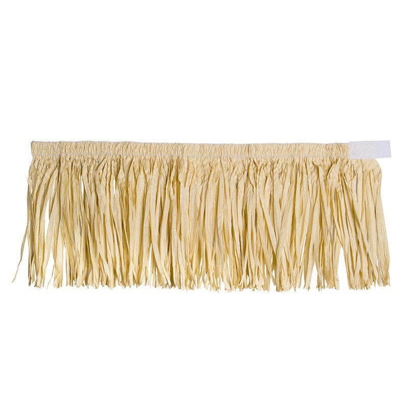 Pet-dijelni hawajski raffia suknja set za unisex scenske nastupe, ples trbuha, ljeto 2022, udio tkanine 95%+