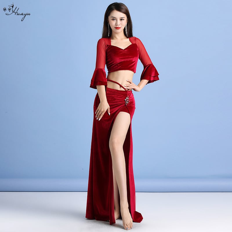 Kostim za Belly Dance – baršun, Spandex 50-70%, zima 2024, za žene