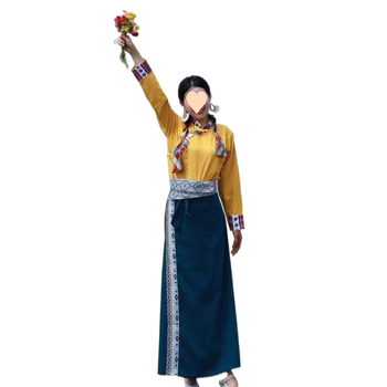 Tibetanska omotna suknja za belly dance, unisex, ljeto 2022, glavni sadržaj tkanine 95%+