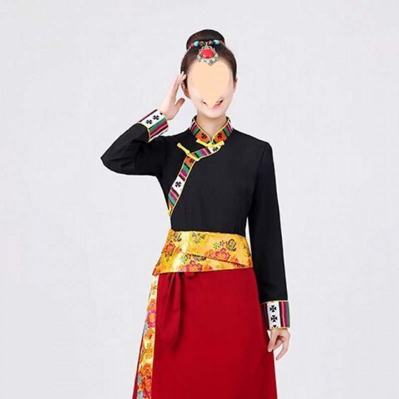 Tibetanska omotna suknja za belly dance, unisex, ljeto 2022, glavni sadržaj tkanine 95%+