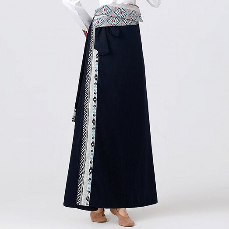 Tibetanska omotna suknja za belly dance, unisex, ljeto 2022, glavni sadržaj tkanine 95%+