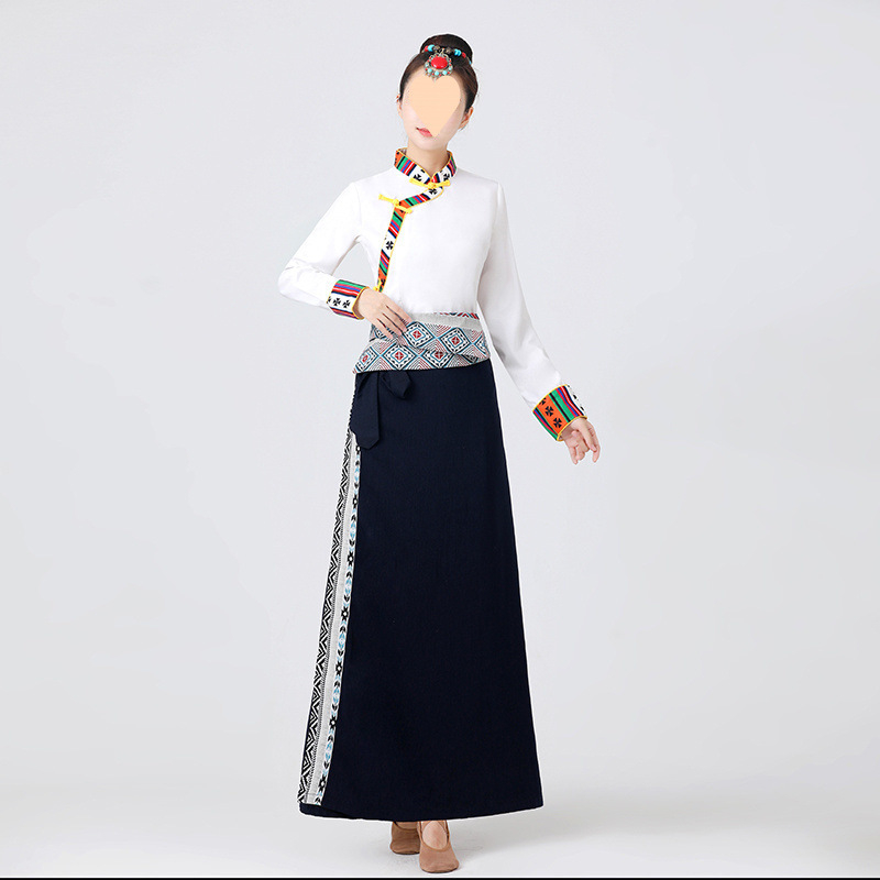 Tibetanska omotna suknja za belly dance, unisex, ljeto 2022, glavni sadržaj tkanine 95%+