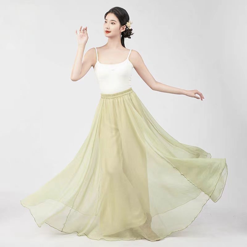 Costum de dans pentru belly dance masculin – chiffon/poliester, print etnic gradient, 95% poliester, vară 2022