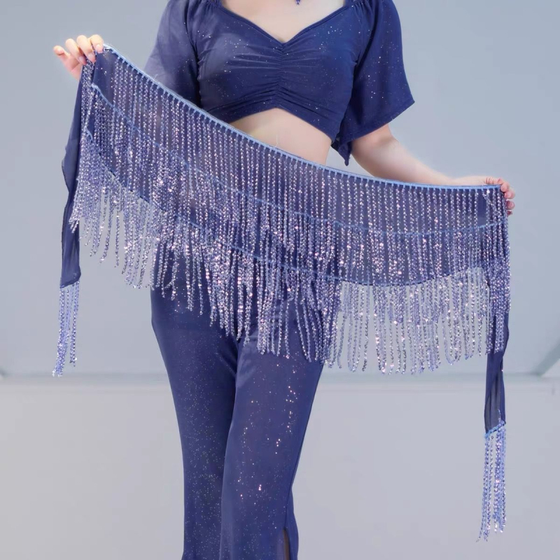 Îmbrăcăminte pentru Belly Dance pentru antrenament, primăvara 2025, țesătură Tr fabric, țesătură principală PVC, conținut ≤30%, stil chinezesc