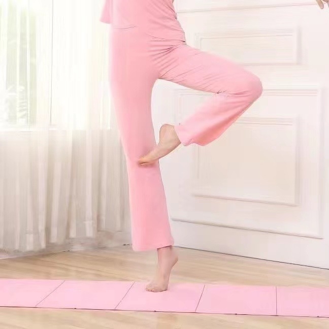 Ženske hlače za moderni ples, Modal tkanina, podstava 95% pamuk, jednobojni uzorak, pogodne za scenske kostime, Belly Dance, balet, latino ples