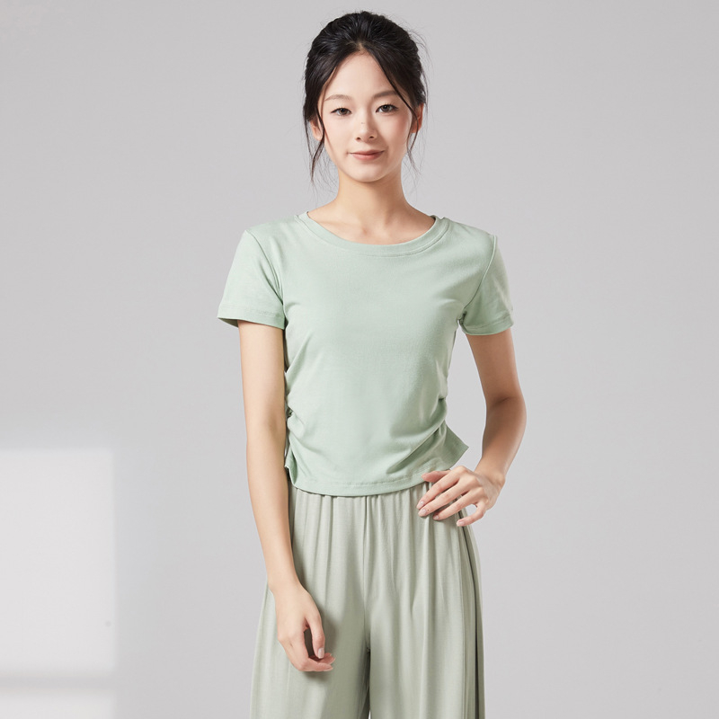 Γυναικείο τοπ χορού | Σύγχρονο κοστούμι χορού | Ύφασμα βισκόζη 92% με επένδυση από βαμβάκι | Μονόχρωμο | Ενήλικες χορεύτριες