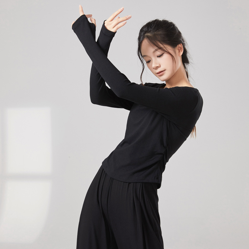 Γυναικείο τοπ χορού | Σύγχρονο κοστούμι χορού | Ύφασμα βισκόζη 92% με επένδυση από βαμβάκι | Μονόχρωμο | Ενήλικες χορεύτριες