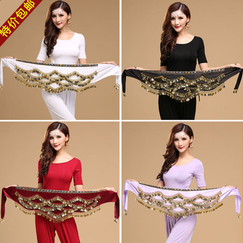 Ζώνη μέσης για Belly Dance – Νείλος, βελούδινη, φαρδιά >4 cm, με αυτόματο κλείσιμο, καπάκι ζώνης από υφαντό ύφασμα, χειροποίητες χάντρες