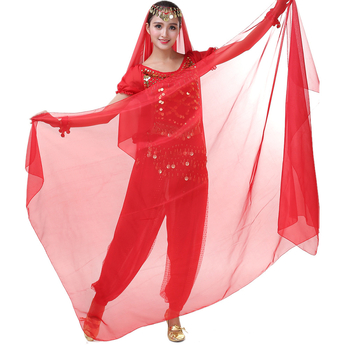 Šal Belly Dance od šifona, poliester, unisex, za vježbanje i nastupe, Yihuang, ljeto 2025