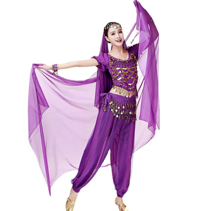 Šal Belly Dance od šifona, poliester, unisex, za vježbanje i nastupe, Yihuang, ljeto 2025