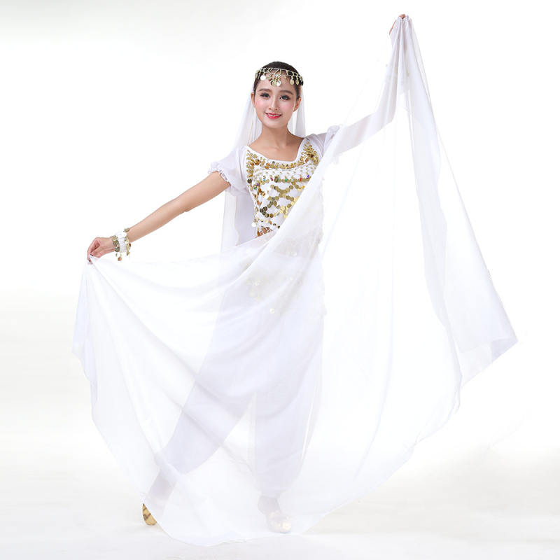 Šal Belly Dance od šifona, poliester, unisex, za vježbanje i nastupe, Yihuang, ljeto 2025