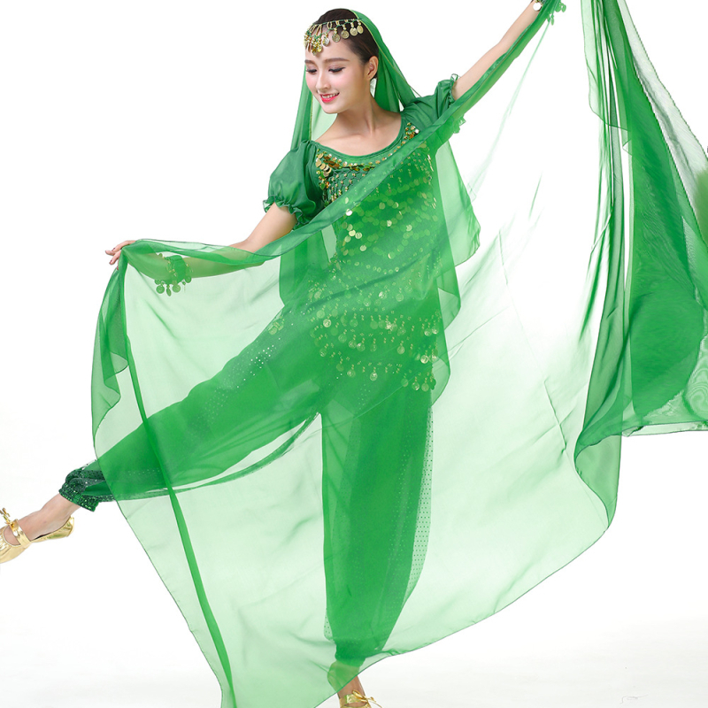 Šal Belly Dance od šifona, poliester, unisex, za vježbanje i nastupe, Yihuang, ljeto 2025