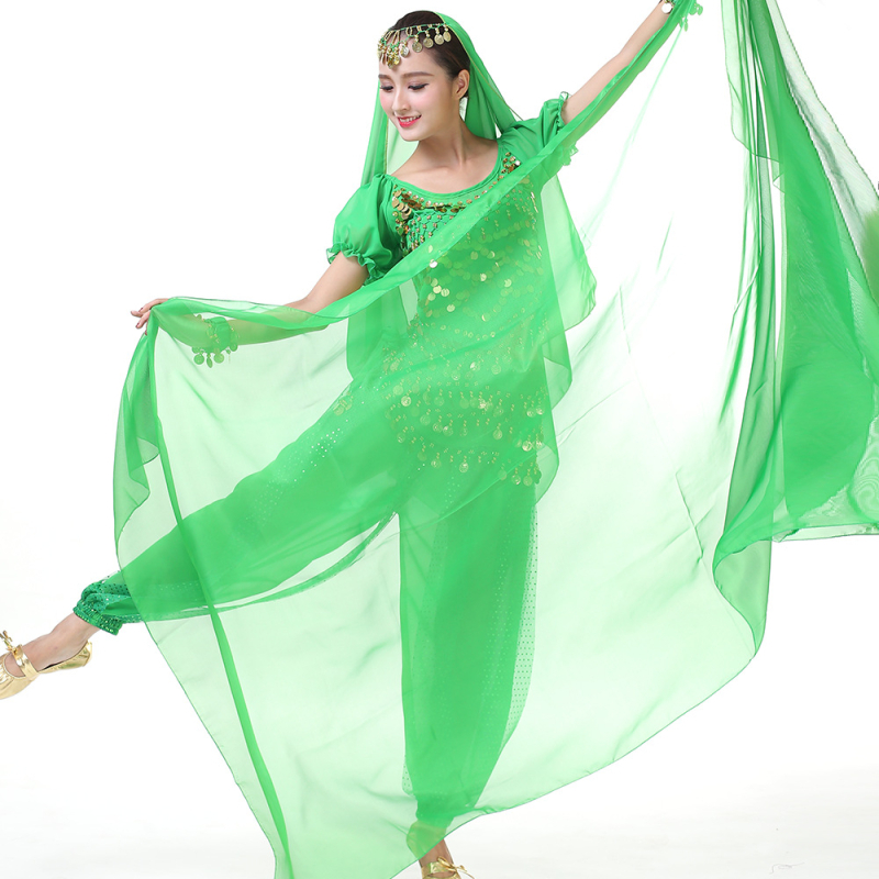 Šal Belly Dance od šifona, poliester, unisex, za vježbanje i nastupe, Yihuang, ljeto 2025