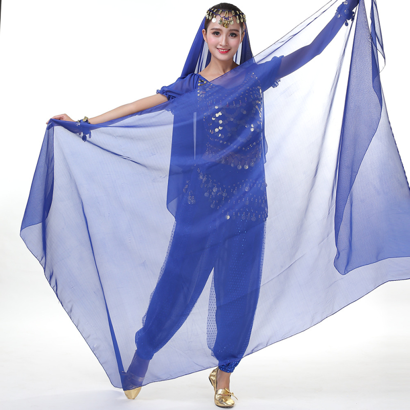 Šal Belly Dance od šifona, poliester, unisex, za vježbanje i nastupe, Yihuang, ljeto 2025
