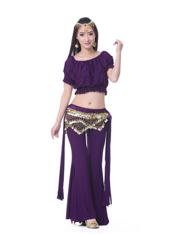 Tribalni Belly Dance set od kristalnog pamuka – trenirno odijelo