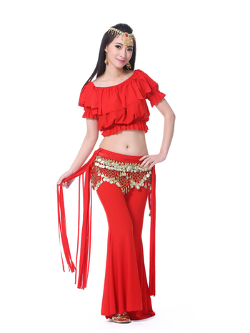 Tribalni Belly Dance set od kristalnog pamuka – trenirno odijelo