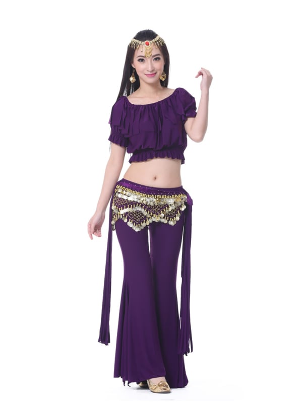 Tribalni Belly Dance set od kristalnog pamuka – trenirno odijelo