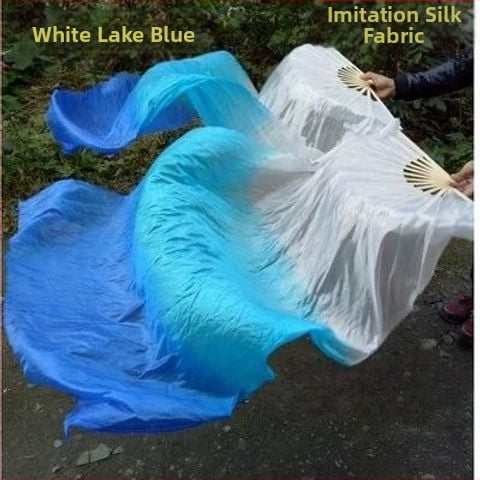 Šilko šokių vėduoklė su koi raštu belly dance ir Yangko – suaugusiųjų pasirodymų aksesuaras