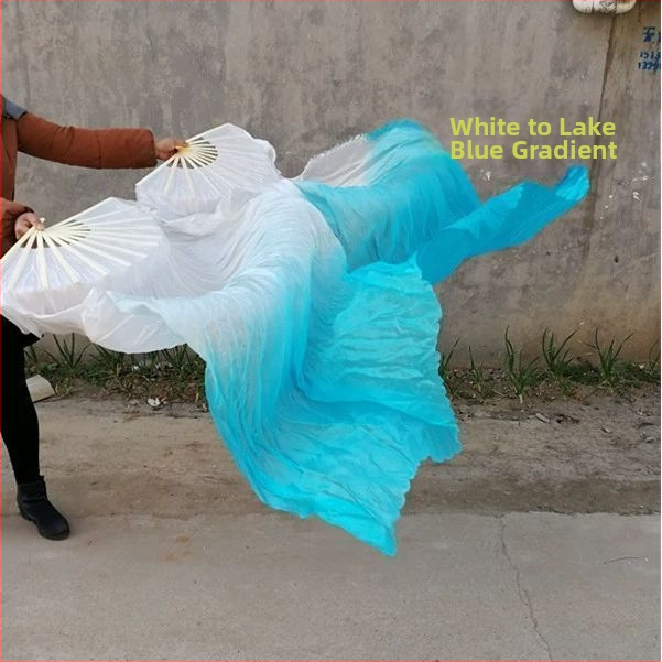 Šilko šokių vėduoklė su koi raštu belly dance ir Yangko – suaugusiųjų pasirodymų aksesuaras