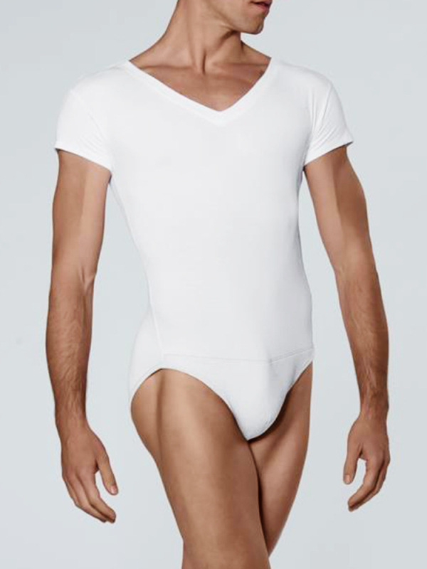 Chlapčenský baletný tréningový set s leotardom — profesionálne tanečné oblečenie, Nylon/Spandex zmes, podšívka Spandex