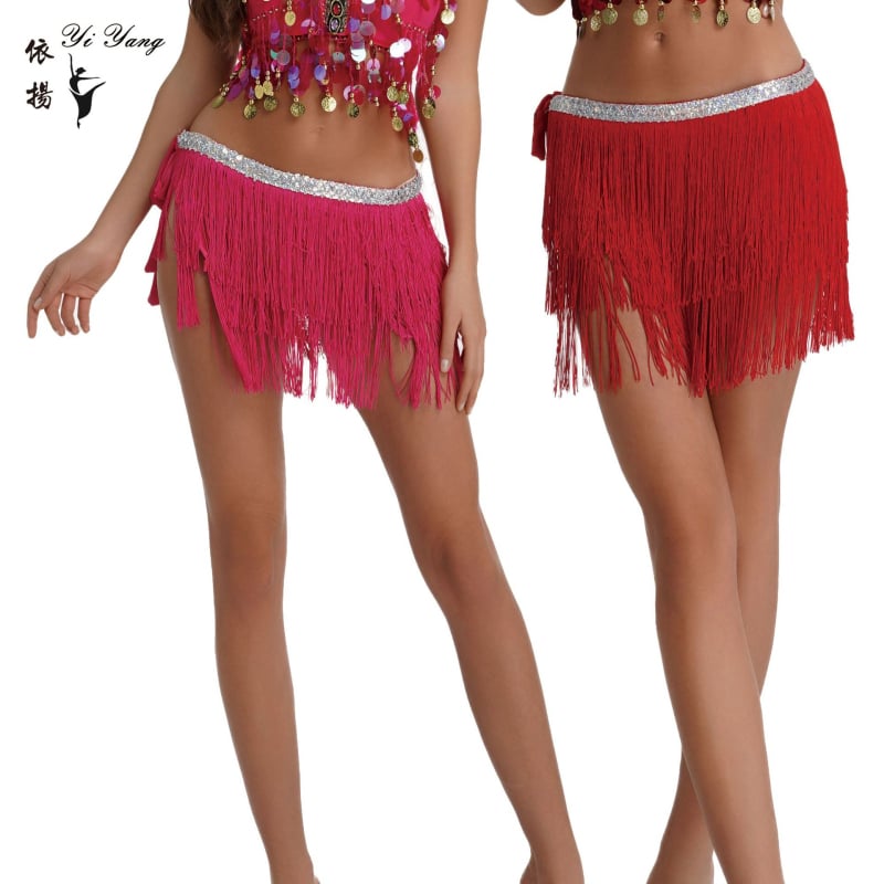 Пояс с ресни за Belly Dance и ханшова лента | Модал + Полиестер, Yiyang | Пролет 2023