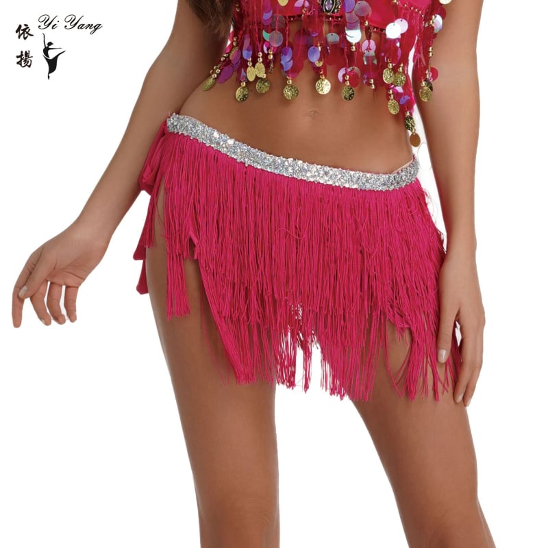 Пояс с ресни за Belly Dance и ханшова лента | Модал + Полиестер, Yiyang | Пролет 2023