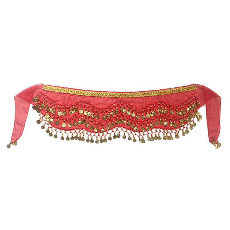 Remen za belly dance i šal oko kuka za indijske plesne nastupe, za vježbu.