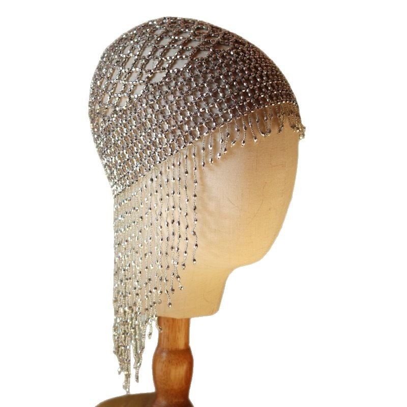 Гребен за коса с перлени мъниста и дълги ресни, електроплатиран, детски стил, корейска версия, модел 0120-1