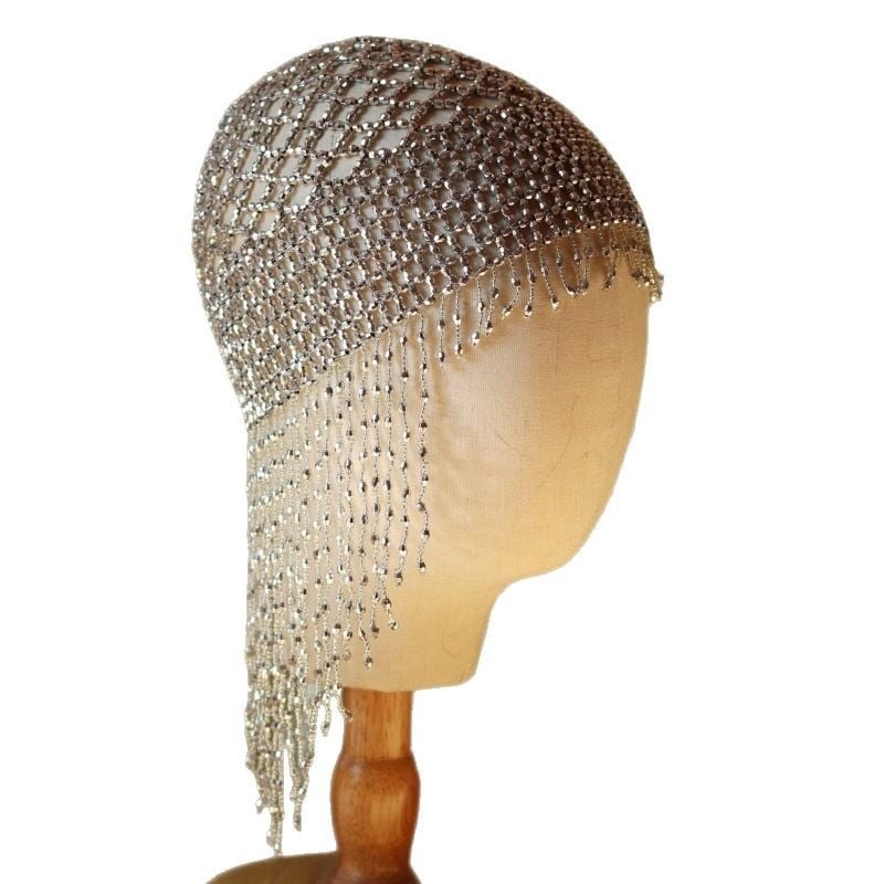 Гребен за коса с перлени мъниста и дълги ресни, електроплатиран, детски стил, корейска версия, модел 0120-1