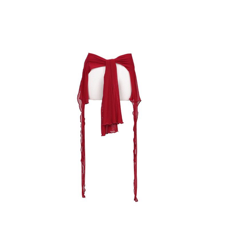 Costum de belly dance cu mâneci lungi din plasă cu franjuri, stil chinezesc, retro literar, țesătură TR, PVC până la 30%, cod produs F9899S78SSH658