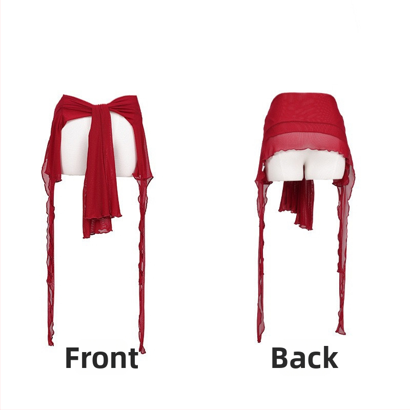 Vēdera dejas kostīms ar garām sietu piedurknēm un frīngēm, ķīniešu stilā, literārais retro, TR audums, PVC līdz 30%, produkta kods F9899S78SSH658