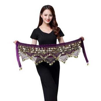 Pojas Belly Dance – etničkog stila, baršunasti materijal, jednokrugli pojas, za odrasle žene