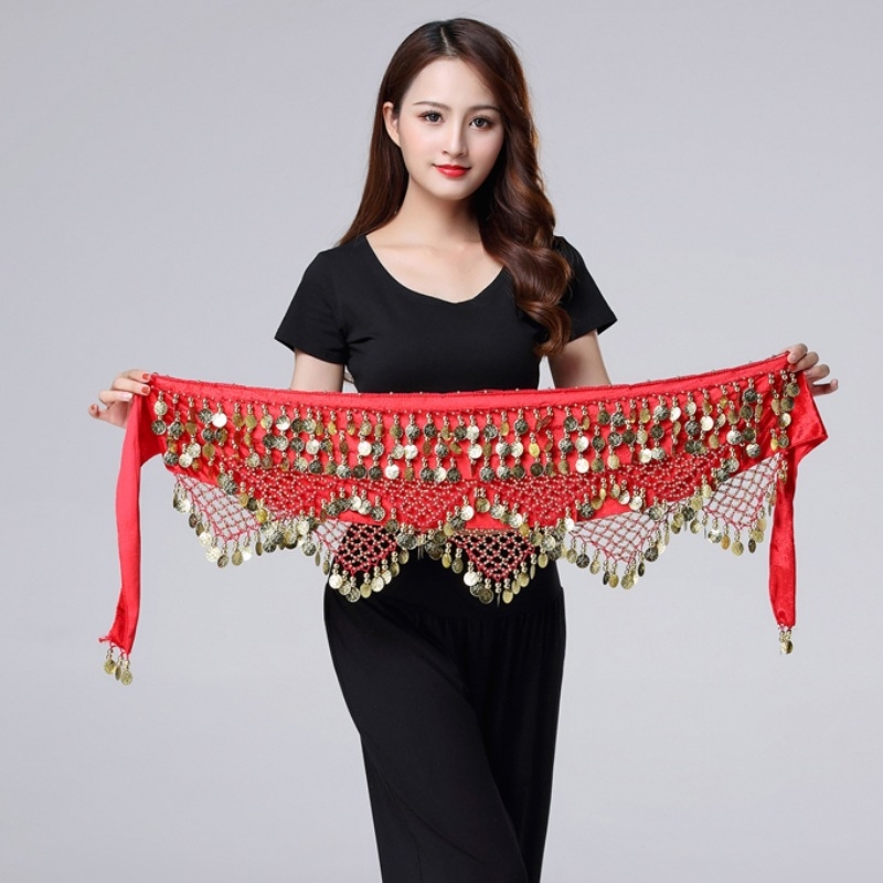 Pojas Belly Dance – etničkog stila, baršunasti materijal, jednokrugli pojas, za odrasle žene
