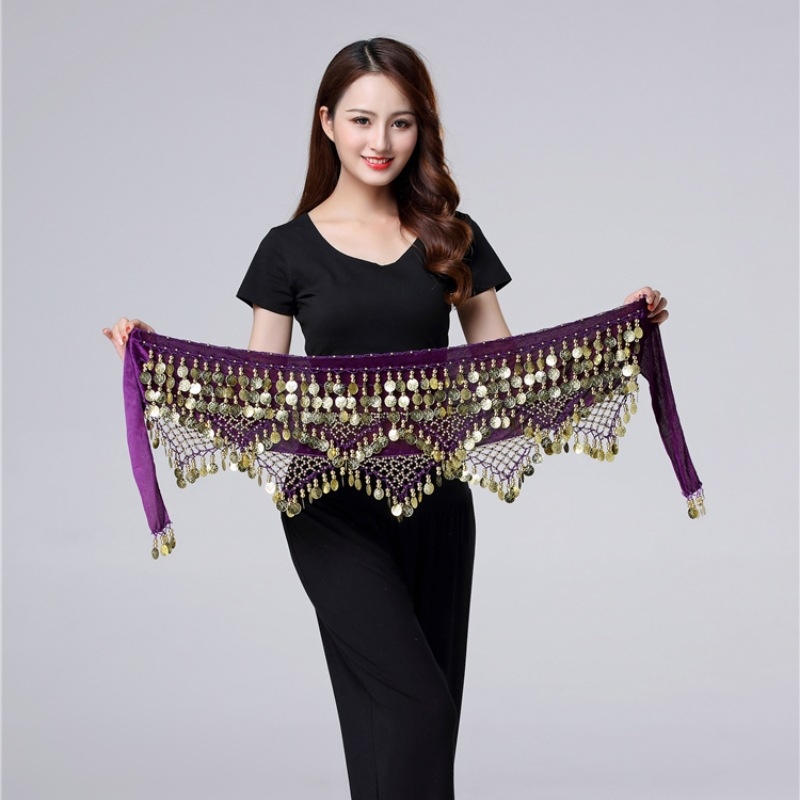 Pojas Belly Dance – etničkog stila, baršunasti materijal, jednokrugli pojas, za odrasle žene