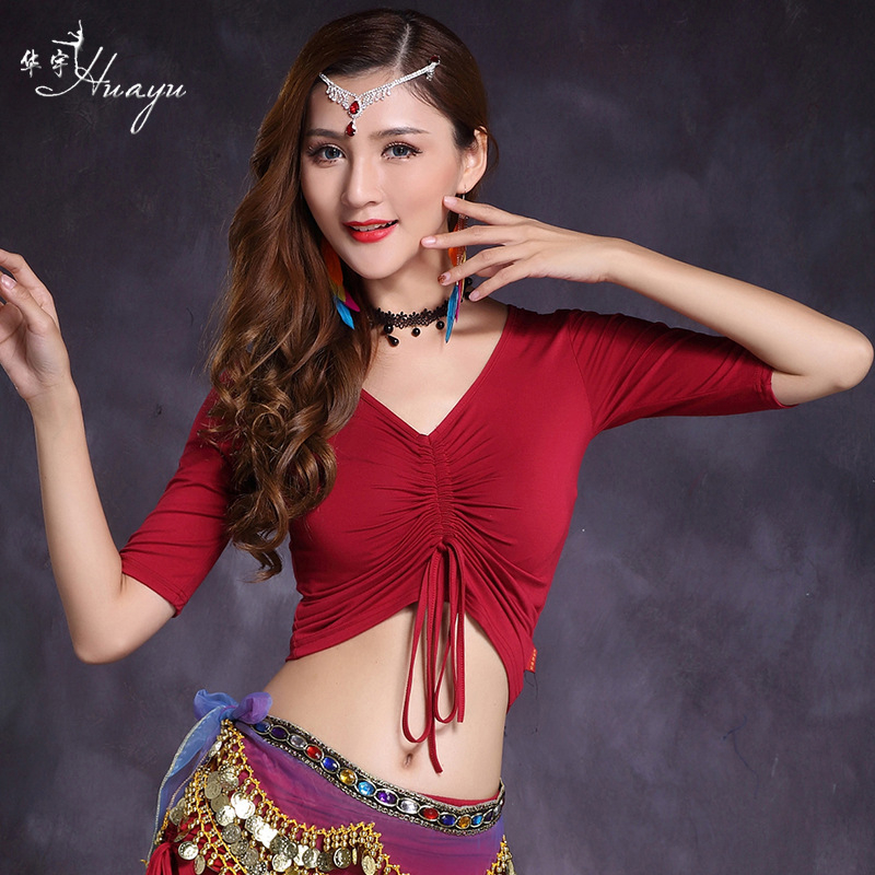 Top za belly dance od modala i pamuka, žene, za početnice, proljeće 2023