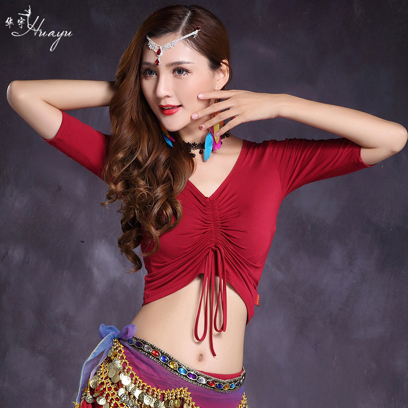 Top za belly dance od modala i pamuka, žene, za početnice, proljeće 2023