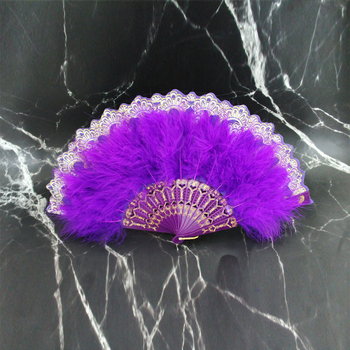 Fan cu pene pliabil pentru dans – Performanța Wing Chun și Belly Dance (Categoria: fan antic, Material: Alt, Schelet: Plastic, Stil: Simplitate modernă, Brand: Unique)