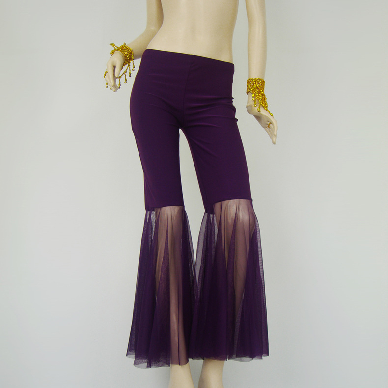 Ding Dance Ženske hlače za Belly Dance – trening, Crystal Cotton tkanina, 90% poliester, Belly Dance, 30–34 godina, proljeće 2022